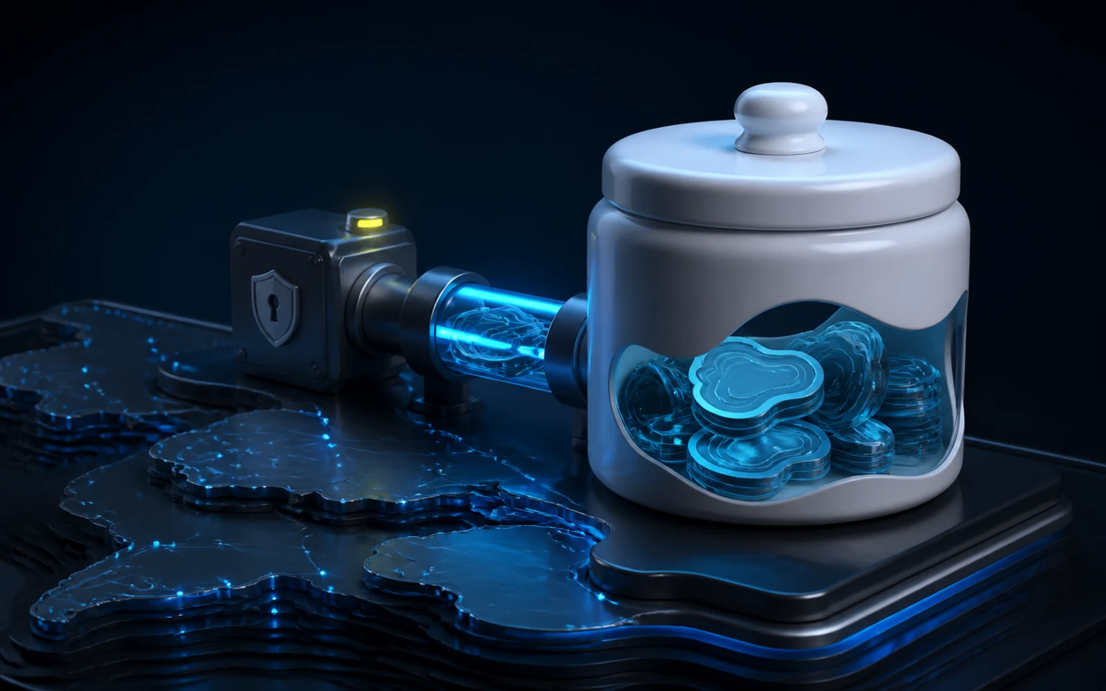 Editorial illustration for Cookie Jar