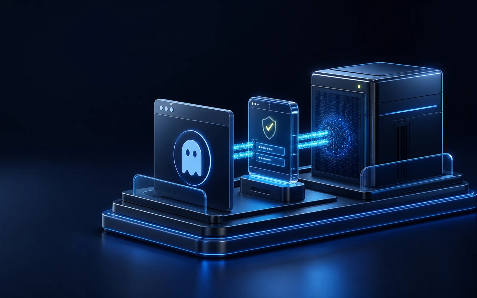 Editorial illustration for Ghost Browser Proxy Setup